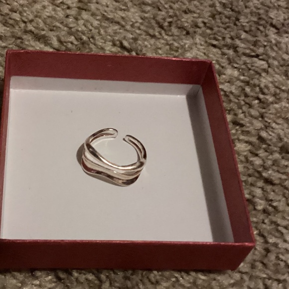 New S925 Sterling Silver Boho Wave Ring - Picture 1 of 2
